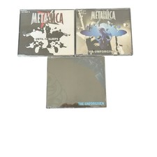 Metallica 3 CD Singles The Unforgiven I & II Until It Sleeps Vertigo 1991-98 picture
