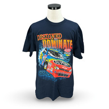 Vintage Chase Authentics Jeff Gordon NASCAR T-Shirt Blue Men’s Large 1999 New picture