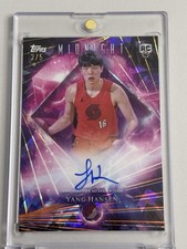 2025-26 Topps Midnight Dark Matter RC Yang Hansen Geometric Auto /5 #DMAR-YH picture