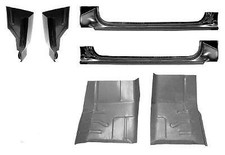 Cab Corner Rocker Panel Floor Pan Kit for 1980-97 Ford F Pickup 6PCS picture