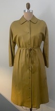 VTG 1960'S BONNIE CASHIN~ SILLS~ MOSSY LEATHER COAT W/BELT~S/M~QUALITY~NICE picture