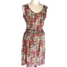 Sherry Lynn Leisure Wear Romper Skirt Set Vintage Floral Womens Size Large Retro picture