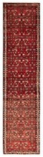 Vintage Hand-knotted Runner Rug 2'6