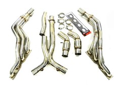 OBX Stainless 07-09 Mercedes E63 CLS63 CLK63 L Tube Manifold w 3