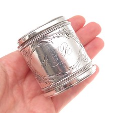Gorham Sterling Silver Antique Victorian Engraved Mono Napkin Ring Holder #2085 picture