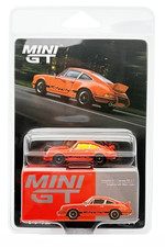 CHASE - MINI GT #1142 - PORSCHE 911 CARRERA RS 2.7 - TANGERINE WITH BLACK LIVERY picture