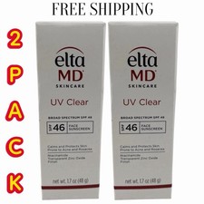 Elta MD UV Clear Broad-spectrum Facial Sunscreen SPF46 1.7oz Exp 02/2029 New 2Pk picture