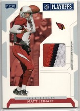 2007 Playoff NFL Playoffs B-4 Matt Leinart 3-Color Prime Patch 463/500 Cardinals picture