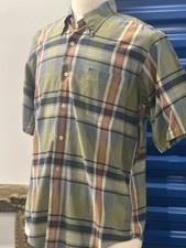 Vintage 60’s Styled For Holmes For Men Plaid Short Sleeve Button Down picture