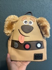 NEW Disney Parks Loungefly 2021 Pixar Up Brown Faux Fur DUG Backpack 🔥 picture