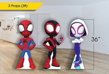 Spidey & his amazing friends Props, Spidey cutouts 3ft picture