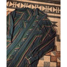 vintage soft wrangler pearl snap picture