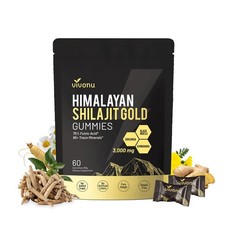 VivoNu Himalayan Shilajit Gummies 3000mg, Ashwagandha, Fulvic Acid, 60 Count picture