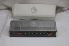 NIB - Levinger Circa 11 Hole Desk Paper Punch w/ Adjustable Slide picture