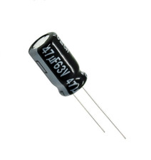 6 x Aluminum Electrolytic Capacitor 47uF 63V 20% 6x11mm FR Radial Panasonic picture