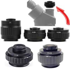 CTV 0.3X 0.35X 0.4X 0.5X 1X C-Mount Lens Adapter F Simul Focal Stereo Microscope picture