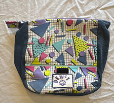 Handmade Climbing Chalk Bucket Pot 80s Retro Geometric Bouldering Bag picture