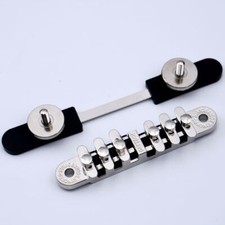 Guitar Synchro-Sonic Adjustable JAZZ Bridge Nickel W/Base Assembly Fit Gret-ch picture