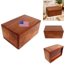 Indian Glance Wooden Urn Box X-Large 9.5