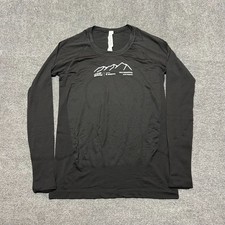 Lululemon Swiftly Tech Long Sleeve 2.0 Shirt Women 10 Black Running Top picture