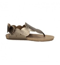 NWB Pedro Garcia Jamee Bronze Flat Thong Sandal   Size EU37   MSRP $495 picture