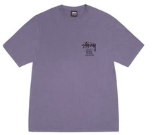 Stussy Classic Gear Purple Men's Short Sleeve T-Shirt Size M picture