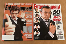 2 Entertainment Weekly James Bond #301 1995 & #1219 2012 Brosnan 50 years picture
