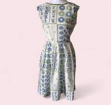 1960s true vintage floral dress with bow picture