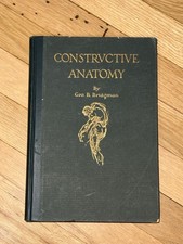 Vintage 1925 Constructive Anatomy George B Bridgman Hardcover Art Drawing picture