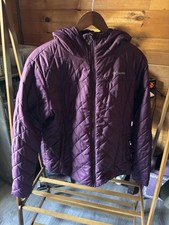 Columbia Women's Copper Crest Quilted Long Jacket Fur Lined, Hooded, Size XL picture