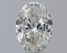 Oval Cut 2.50 Carat Cert. AGI Natural Mined Diamond Loose G color SI1 clarity picture