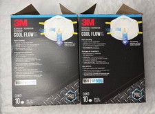 2 Boxes 3M 8511 N95 Cool Flow Respirator - 20 Masks Total 10 per Box picture