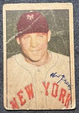 1952 BERK ROSS HIT PARADE OF CHAMPIONS WES WESTRUM (NY GIANTS) NO # LOW GRADE picture
