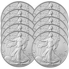 Lot of 10 - 2026 $1 American Silver Eagle 1 oz BU picture