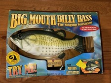 Vintage Gemmy Big Mouth Billy Bass The Singing Sensation w Box Batteries Works picture