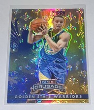 2013-14 CRUSADE STEPHEN CURRY BLUE AND YELLOW PRIZM MATCHING JERSEY COLORS RARE picture