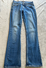 Levi's 524 To Superlow Bootcut Jeans Size 5/ Medium / Low Rise Y2K Vintage Wash picture