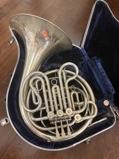 Holton H179 Silver  Double French horn. Made in USA picture
