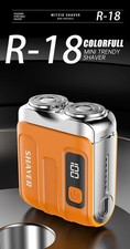 Mini Electric Smart Shaver – Dual Blade, Digital Display, Rechargeable Beard picture