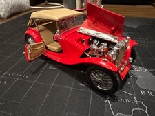 FRANKLIN MINT 1948 MGTC ROADSTER LIMITED EDITION  PRECISION MODEL RED picture