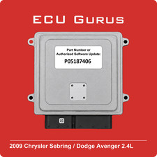 2009 Avenger/Sebring 2.4L Engine Computer P05187406 