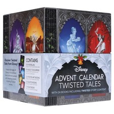 Disney: Advent Calendar Twisted Tales With 24 Books - Ages 12-16 - Paperback picture