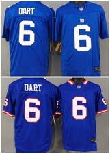 Tariffs​ Free NYG Giants #6 Jaxson Dart FUSE Sewn Stitched Jersey. picture