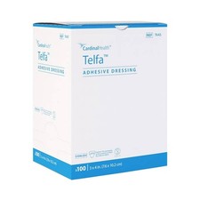 Telfa Adhesive Dressing, 3 x 4 Inch, Sterile, Film Backing, Box of 100 picture