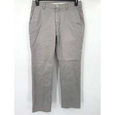 Bonobos Washed Chinos Men 32/32 Grey Straight Fit 100% Cotton Pants picture
