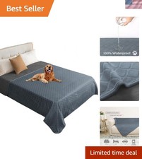Soft Reversible Velvet Dog Blanket – 82x102 Inch for Ultimate Couch Protection picture