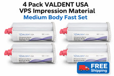 VALDENT USA VPS Impression Material (Medium Body-Fast Set )4 Packs SAME DAY SHIP picture