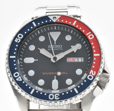 Vintage [N MINT] SEIKO Diver's 7S26-0020 SKX009 Pepsi 200m Mens AT Watch JAPAN picture