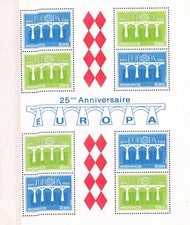 W MONACO 1425a EUROPA 25TH ANNIVERSARY picture