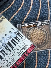 bring me the horizon signed cd picture